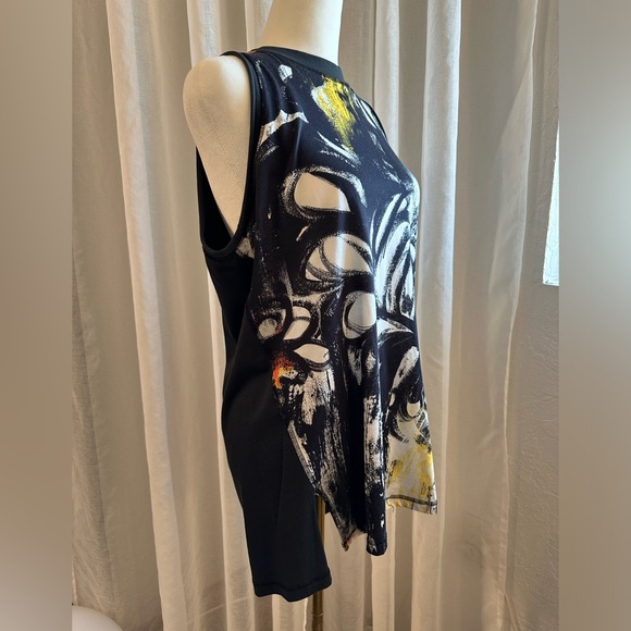 XS 3.1 Philip Lim runway shirt/tank top black/yellow/white/orange - Picture 2 of 9